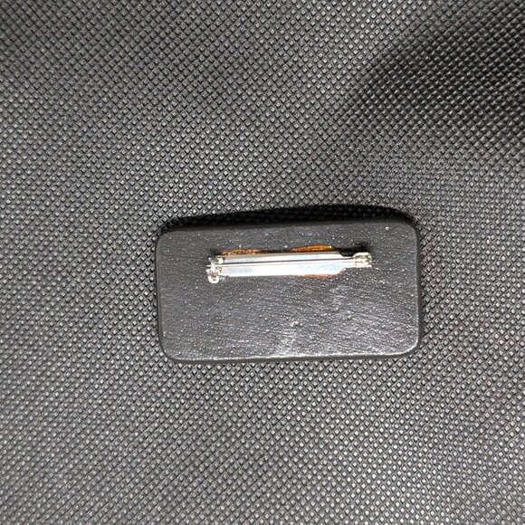 Pair of Vintage  Pinart Handcrafted Art Glass Brooches Pins one NWT 1988 Y2K - Picture 6 of 10